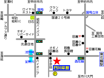 四川菜館の地図