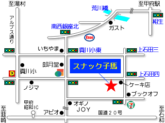 スナック子馬の地図
